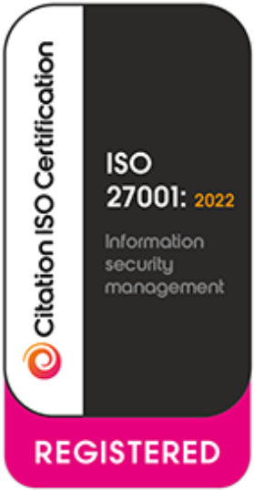 ISO 27001:2022 registered